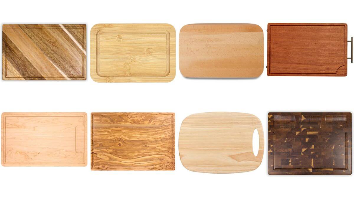 Bamboo, acacia, walnut, and other premium wood materials