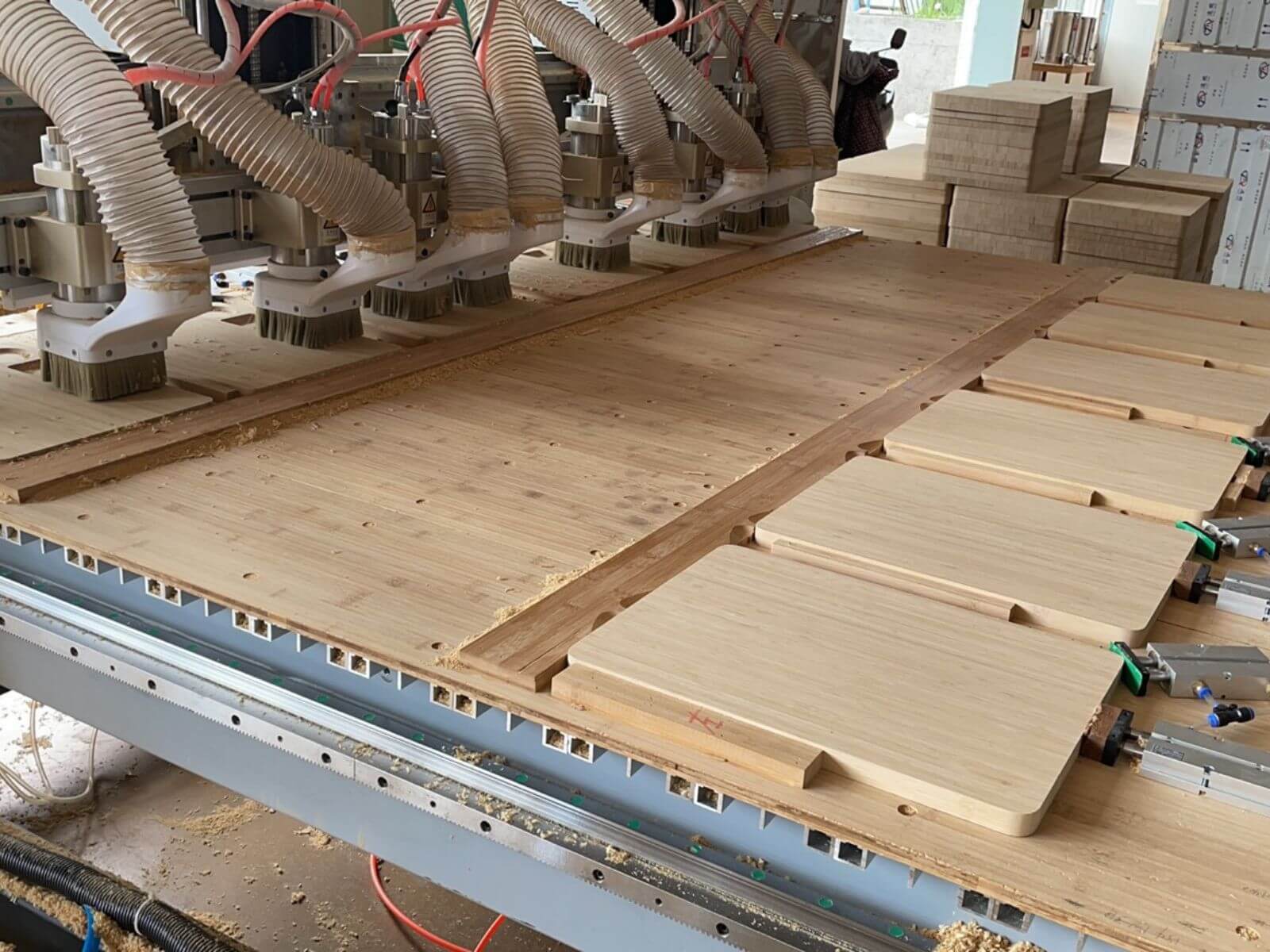 CNC production line at MSL Bamboo facility