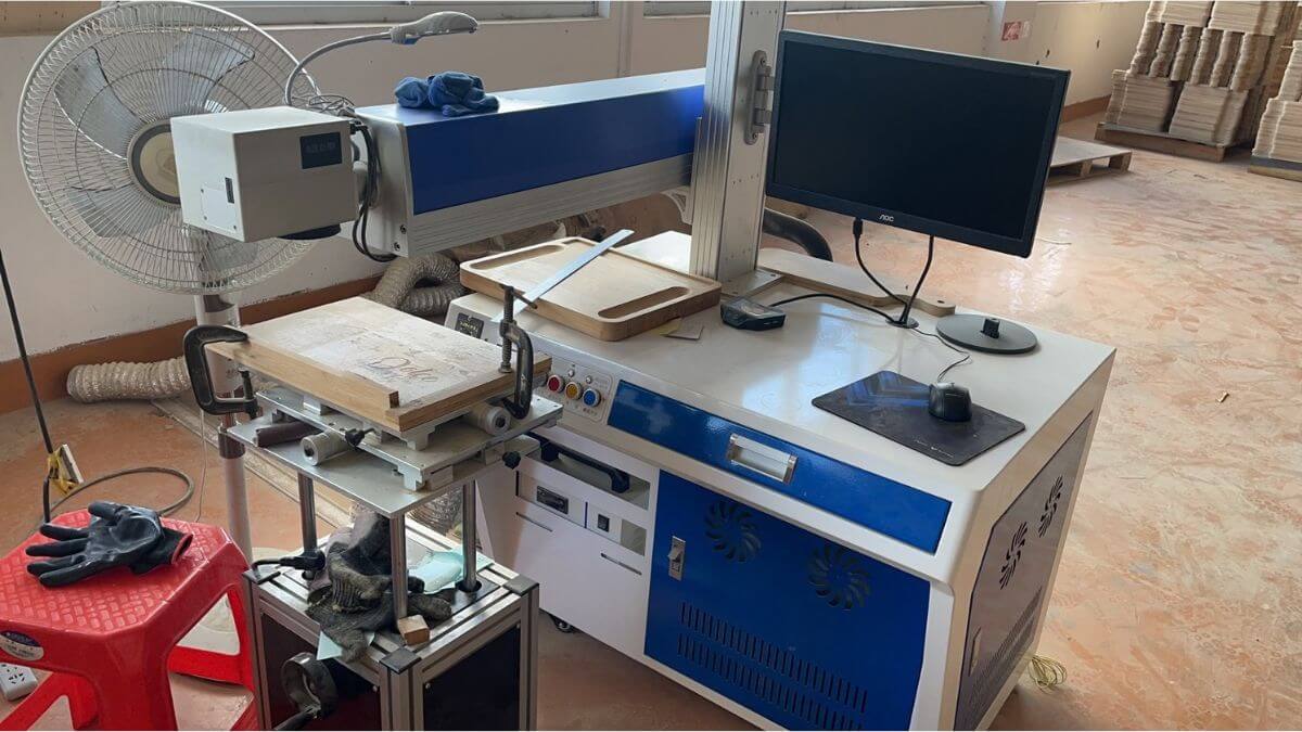Laser Logo Application at MSL Bamboo factory