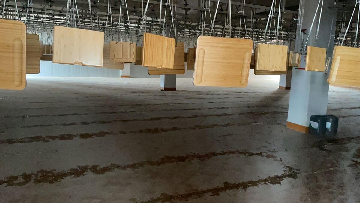 Varnish Coating at MSL Bamboo factory