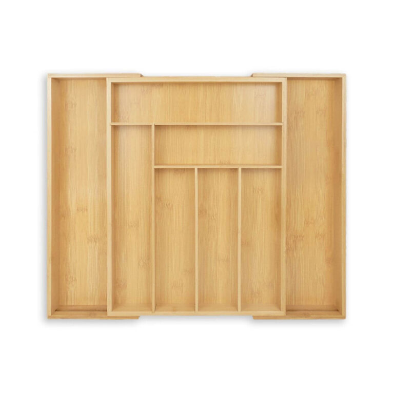 Expandable Bamboo Cutlery Drawer Tray