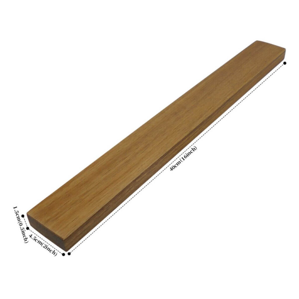 Magnetic knife strip dimensions: 16 x 1.8 x 0.6 inches.